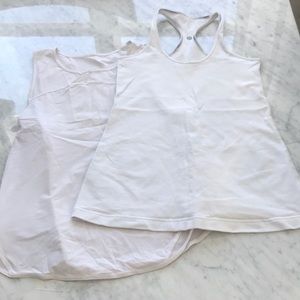 White lululemon tank lot